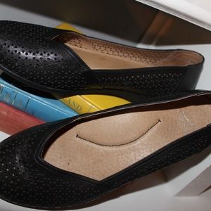 DANSKO NEELY NAPPA FLATS - black